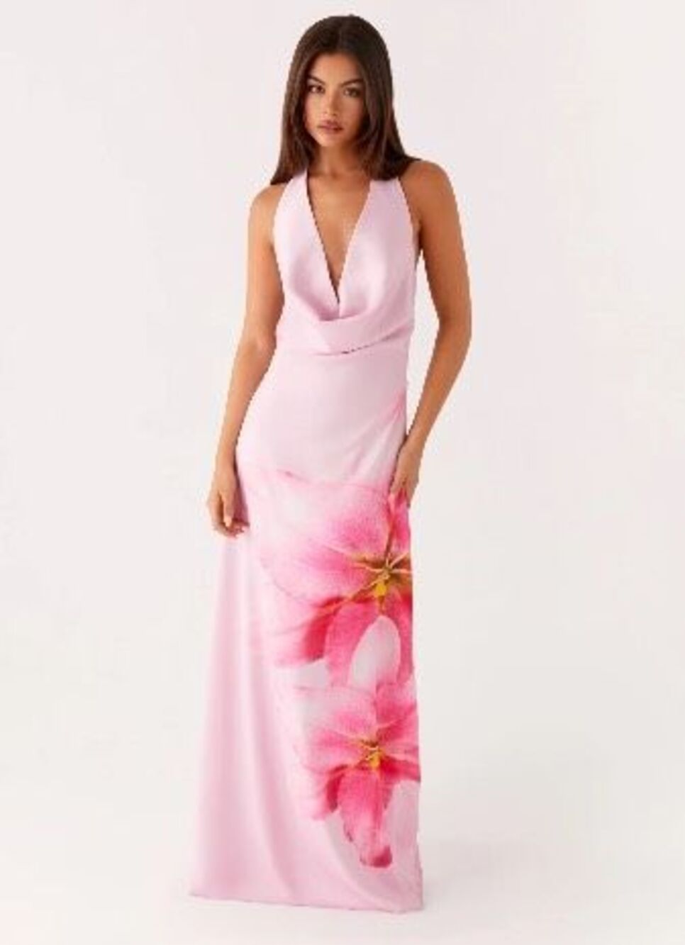 Peppermayo Bryony Cowl Maxi Dress Size XS